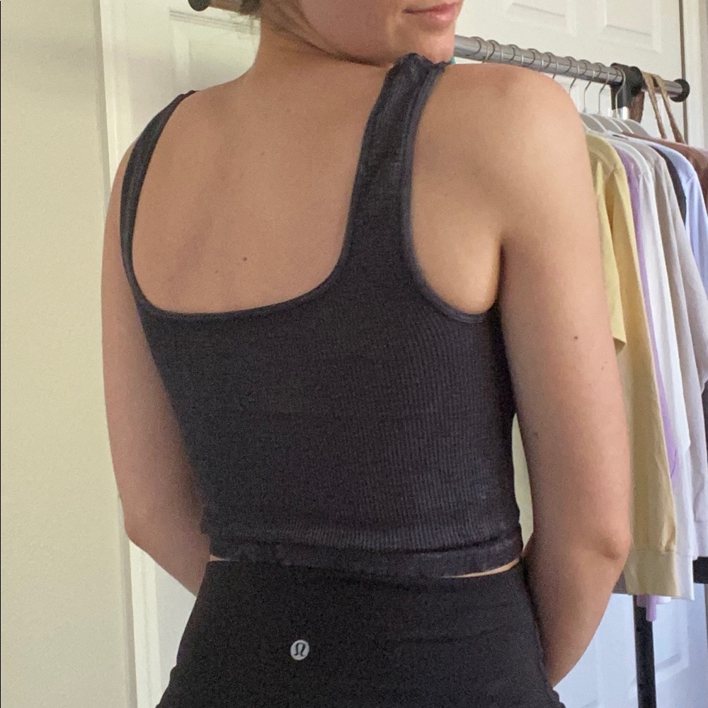 Bundle for Discount Grey Free People Cropped Tank - Picture 2 of 4